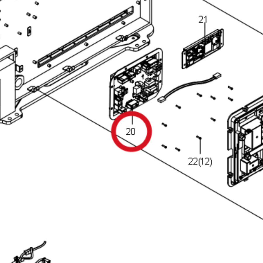 Kress Hauptplatine 60073471 – Position in der Explosionszeichnung