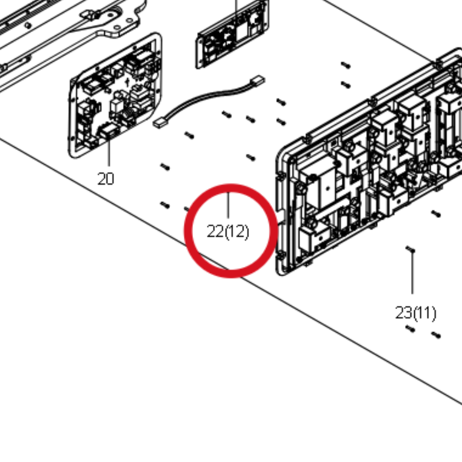 Kress Schraube M3X8 60073473 – Position in der Explosionszeichnung
