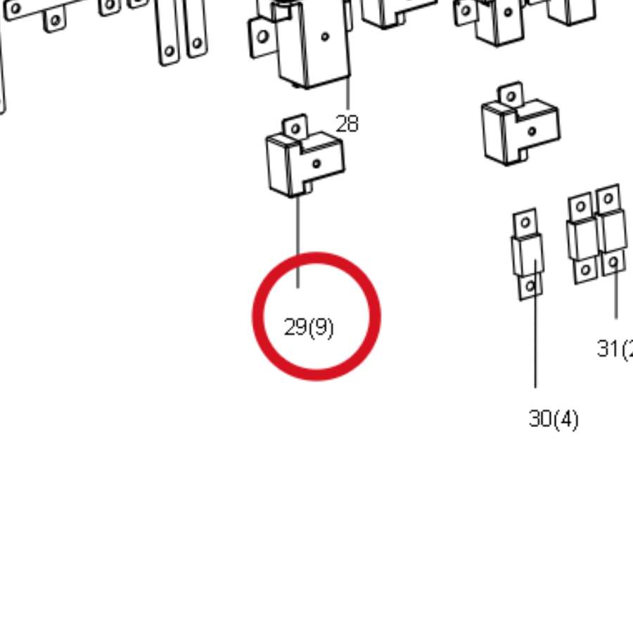 Kress Relais 60073480 – Position in der Explosionszeichnung