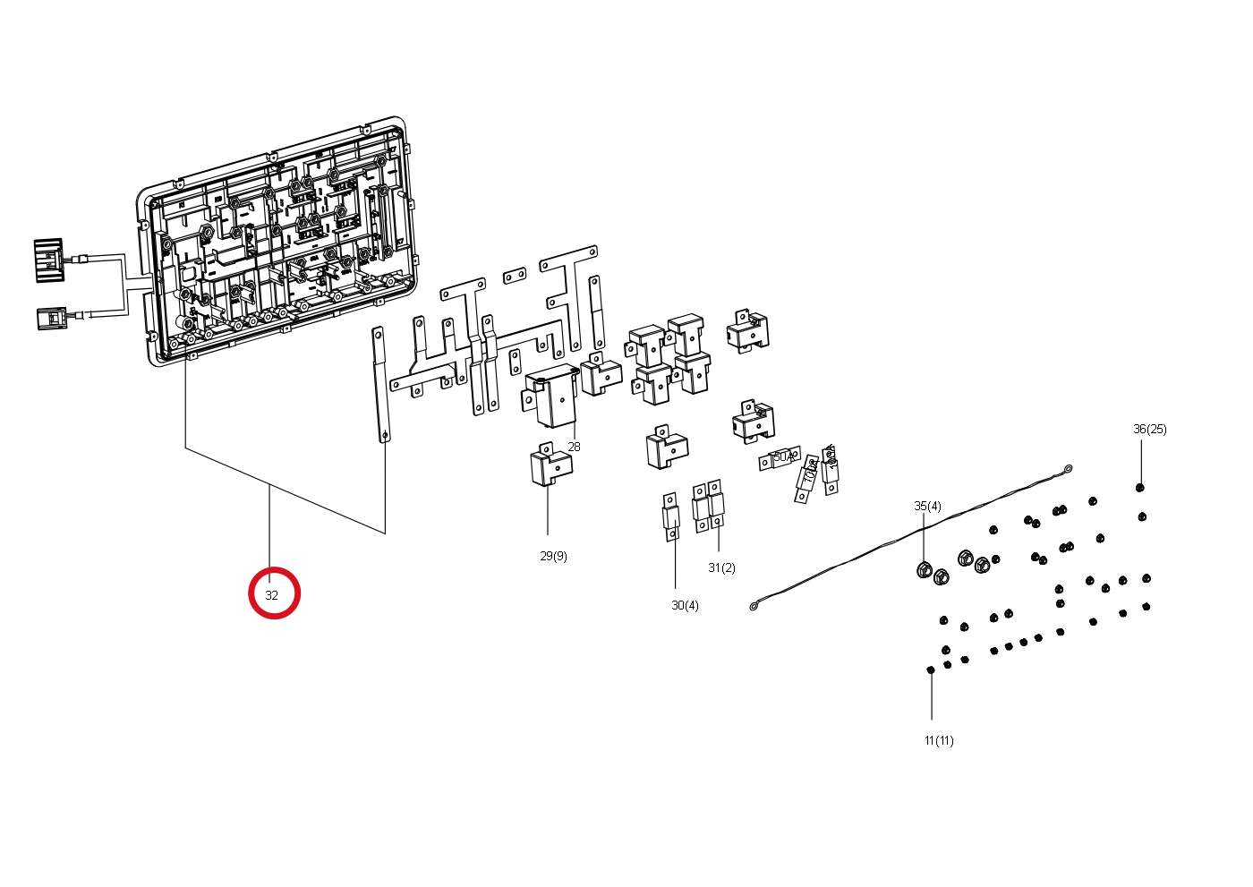 Kress Relais-Baugruppe 60073483 – Position in der Explosionszeichnung