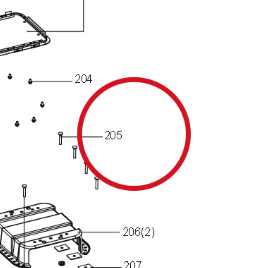 Kress Schraube 3/8-16X2.4 60073498 – Position in der Explosionszeichnung