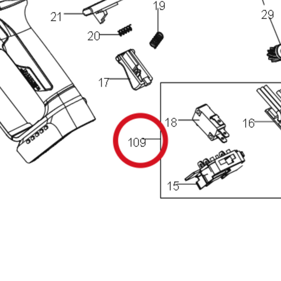 Kress Stromversorgungsplatine Set 60075109 – Position in der Explosionszeichnung
