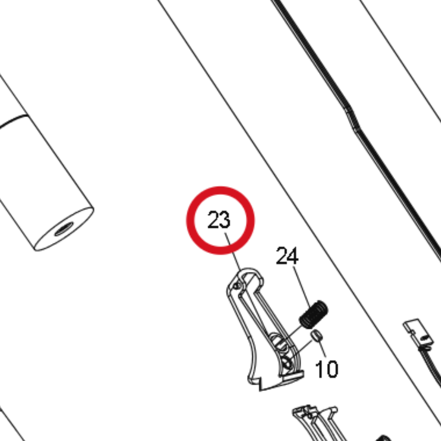 Kress Nachlaufschlüssel 60077116 – Position in der Explosionszeichnung