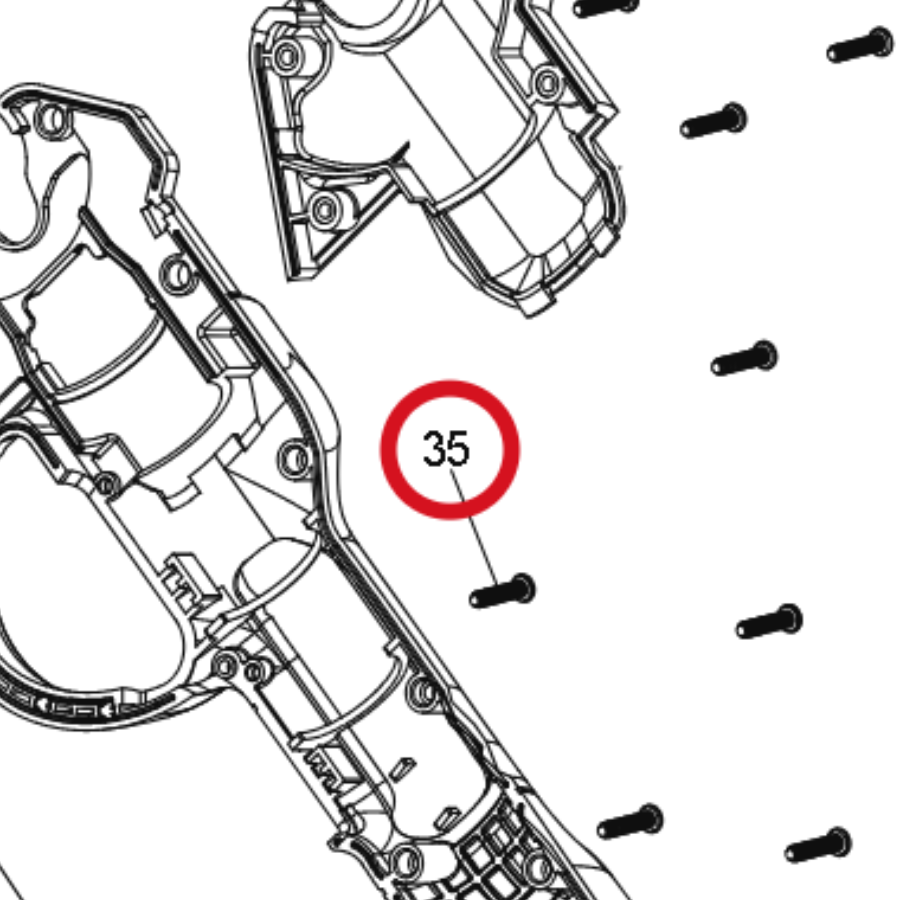 Kress SchraubeST2.5×14 60077123 – Position in der Explosionszeichnung