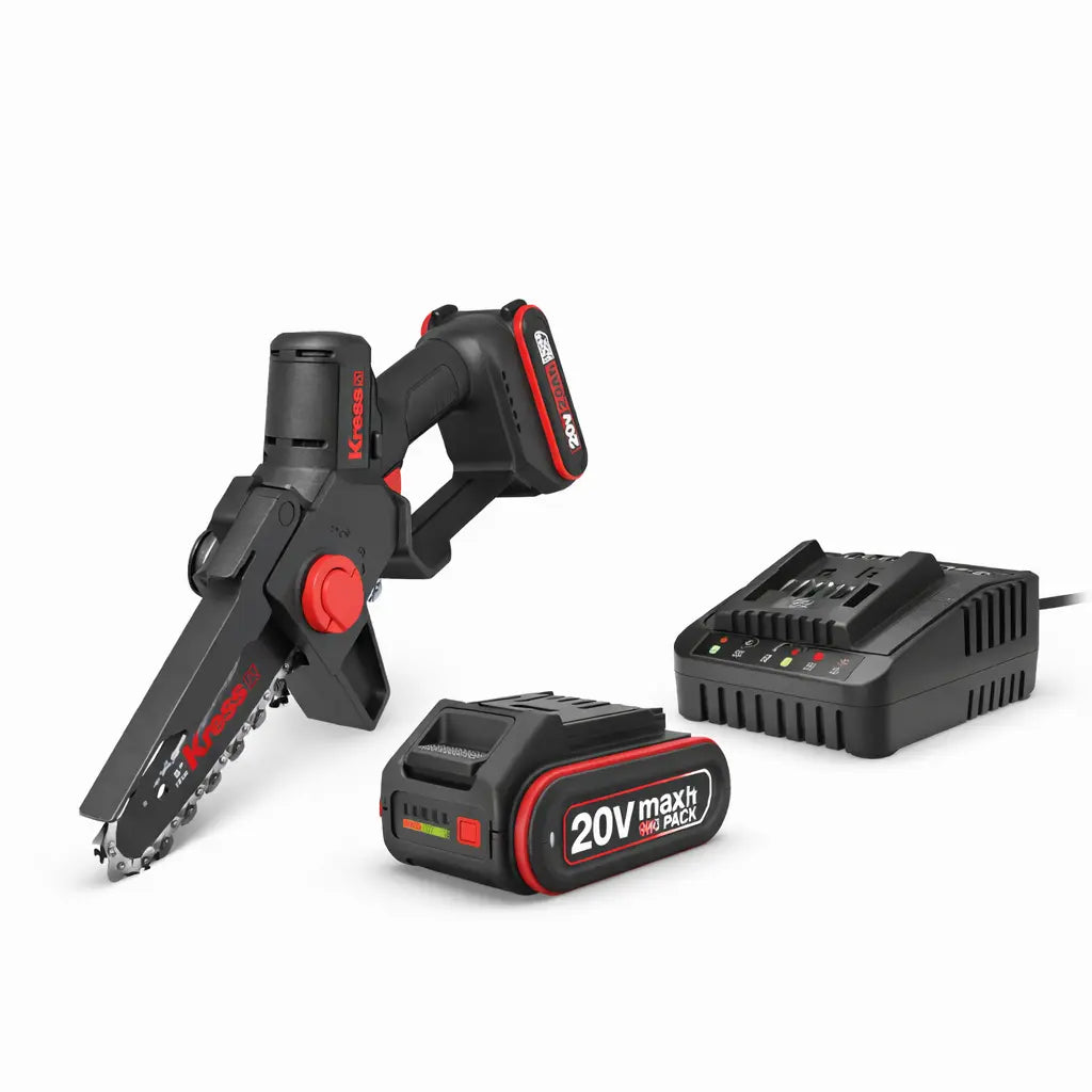 Kress KG343E 20V Akku Astsäge KIT inklusive Akku KAB02 und Ladegerät KAC02