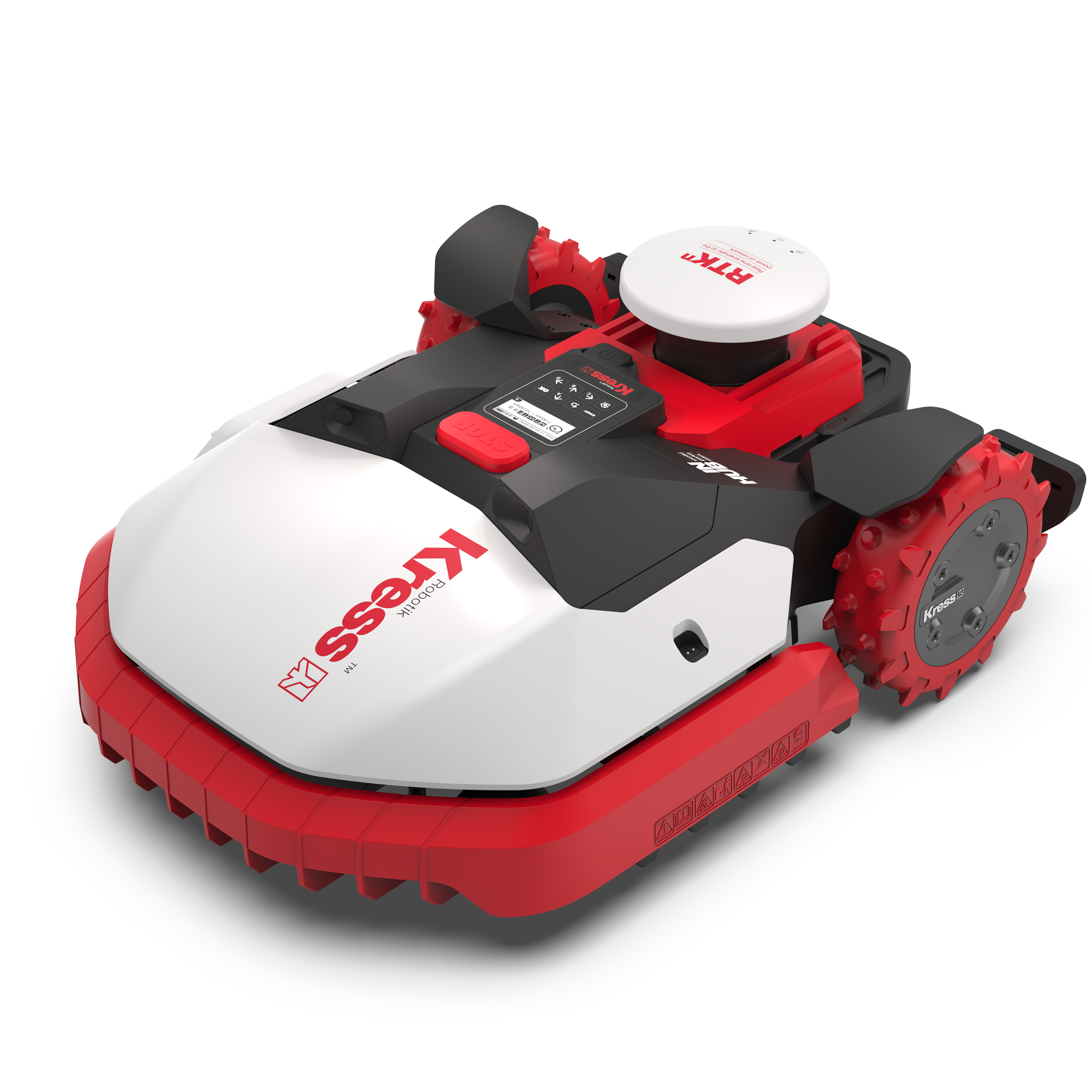 Kress RTKⁿ KR237E Mähroboter bis 28.000 m² mit OAS und satellitengesteuerter RTK-Navigation