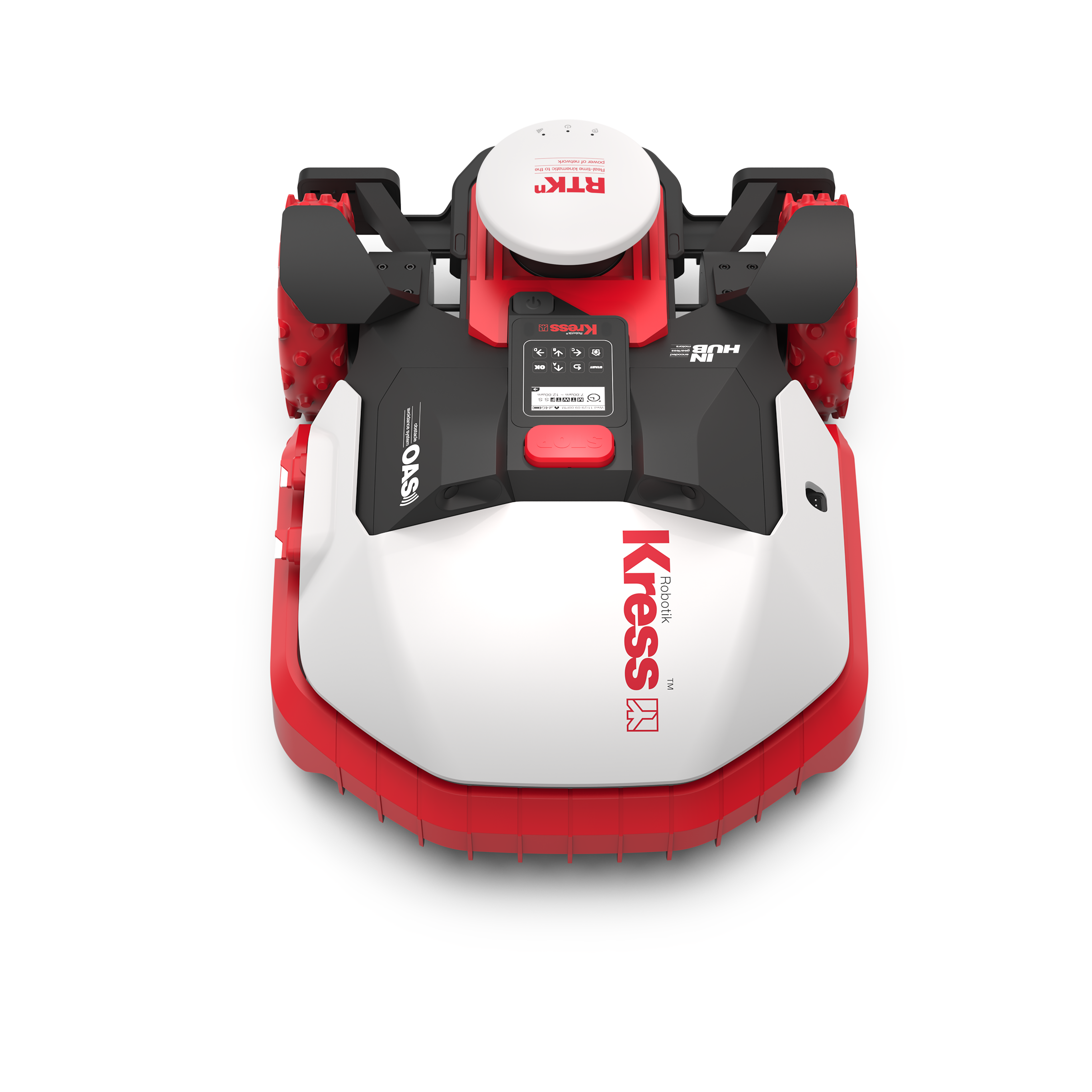 Kress RTKⁿ KR237E Mähroboter bis 28.000 m² mit OAS und satellitengesteuerter RTK-Navigation