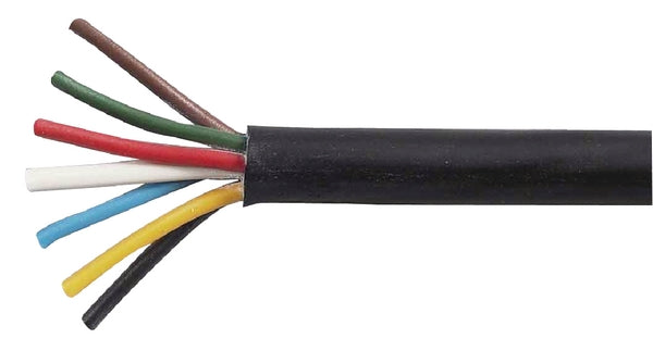 Kunststoffkabel, 100m, 7x0,65mm²