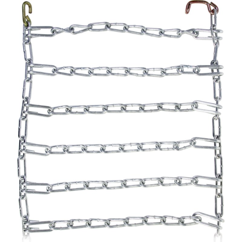 Leiterketten 16x4.80-8 Schneeketten ohne Kettenspanner 1 Paar passend für Schneefräsen und Rasentraktoren
