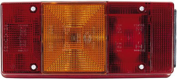 Lichtscheibe Rückleuchte Hella