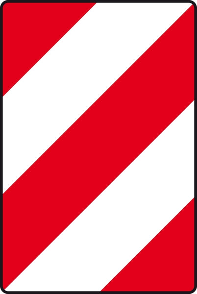 Mazon Warntafel doppelseitig