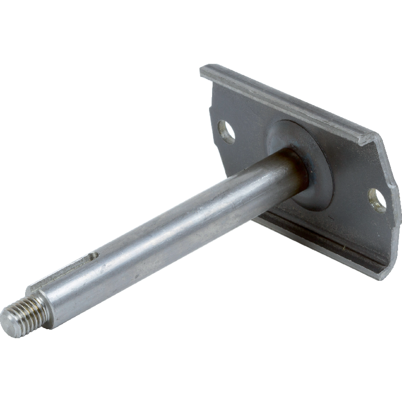 Messerwelle 140 mm mit Messerhalter Ersatz für Stiga 1134505204 mit 17 mm Welle und 9 mm Bohrung
