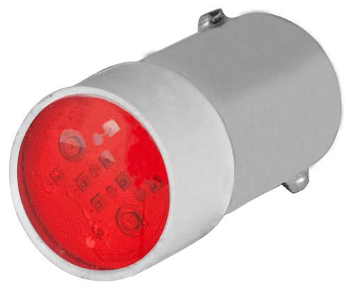 New-Elfin LED Lampe BA9S, 24V rot