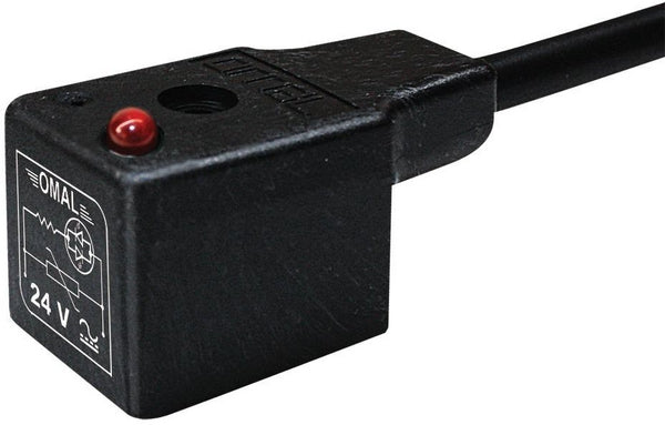 Omal Stecker mit angespritztem Kabel