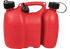 Oregon Doppelkanister Yukon 5 L und 3 L Rot mit Doppelkammer für Benzin und Öl
