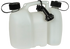 Oregon Doppelkanister Yukon 5 L und 3 L Weiß mit Doppelkammer für Benzin und Öl
