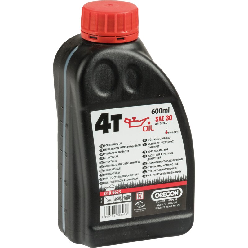 Oregon Rasenmäheröl SAE30 600ml – Hochwertiges 4-Takt-Öl