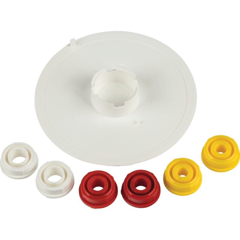 Oregon Rasenmäherrad 203 mm universal mit Reduzierhülsen
