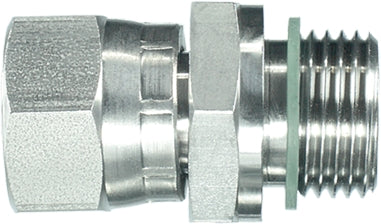 PH Hydraulik Gerader Adapter M/F 3/8" BSP SS