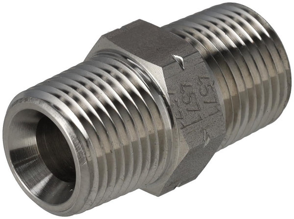 PH Hydraulik Gerades Anschlussstück 3/8" NPT SS