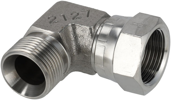 PH Hydraulik Winkeladapter M/F 3/4" BSP SS