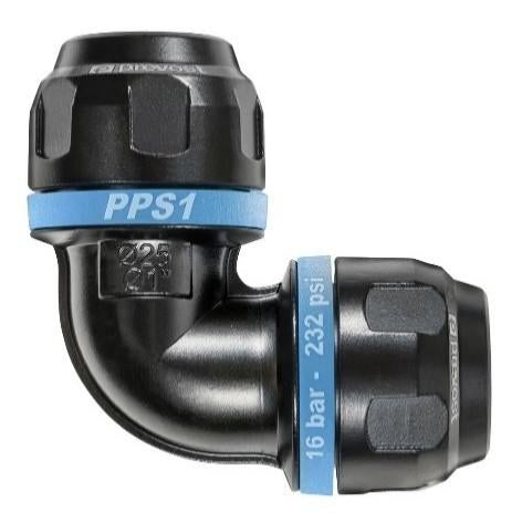 Prevost Aluminium-Winkelstück, Durchmesser 25 mm, 90°