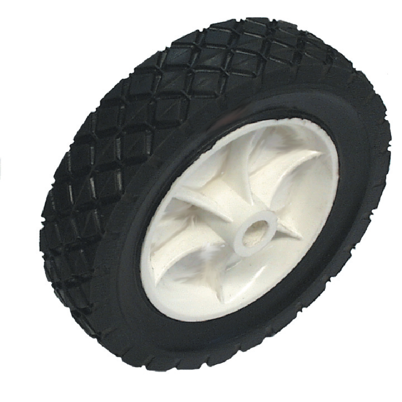 Rasenmäherrad 150 mm universal mit Kreuzprofil und PVC-Kunststofffelge
