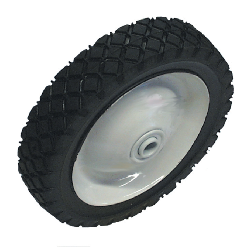 Rasenmäherrad 175 mm universal mit Kugellager und Stahlfelge
