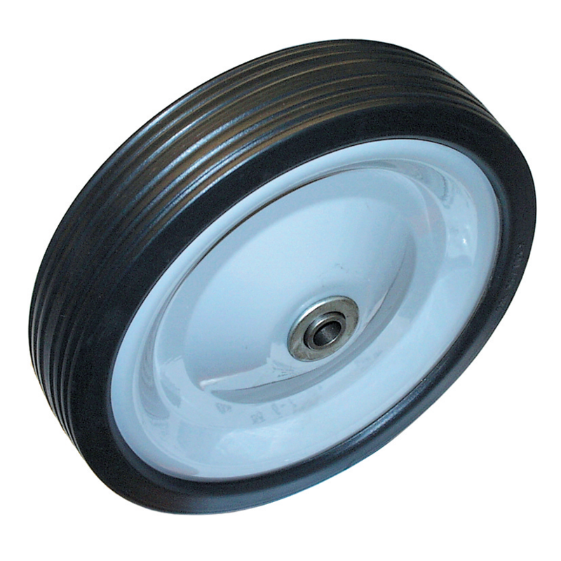 Rasenmäherrad 203 mm universal mit Stahlfelge und Kugellager
