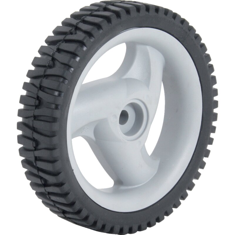 Rasenmäherrad 203 mm mit Kunststoffbuchse passend für Husqvarna anstelle von 5324030495
