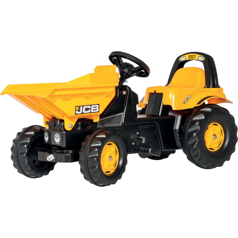 rollytoys rollyKid JCB Dumper – Tretfahrzeug für Kinder ab 2,5 Jahren