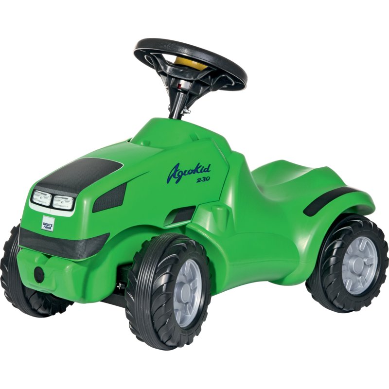 RollyToys Minitrac Deutz-Fahr Agrokid Rutschfahrzeug mit Flüsterreifen und öffnender Motorhaube