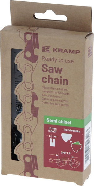 Sägekette 3/8" 1.1mm 40 DL Halbmeißel, Efficiency