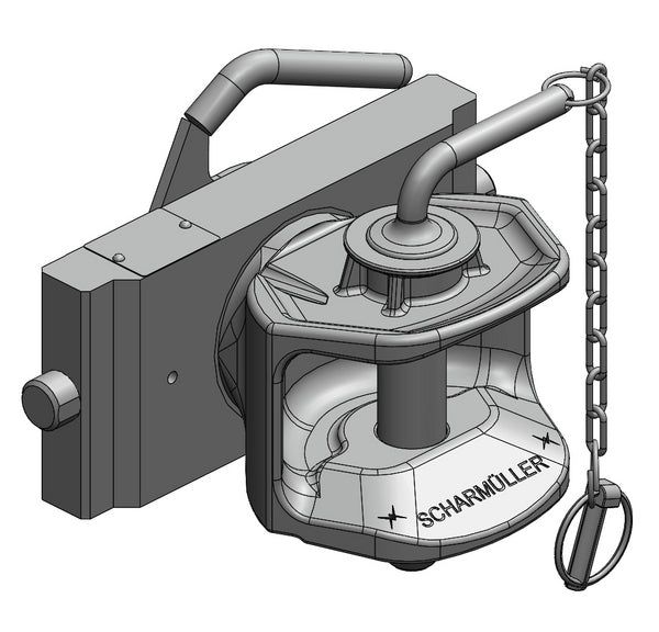 Scharmüller Gabelköpfe Typ W255 S32 K1 (Durchmesser 31,5mm)