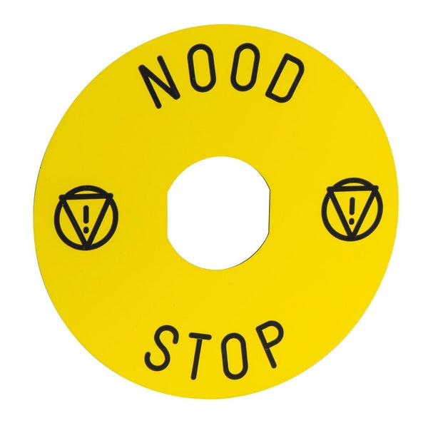 Schneider-Electric Etikett notstop 90mm