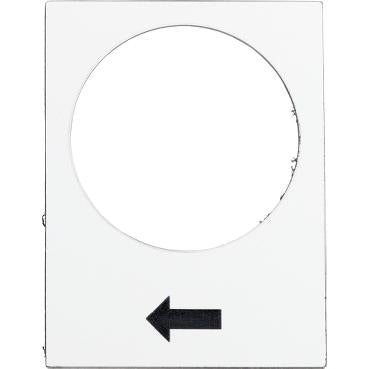 Schneider-Electric Etikett "oben"