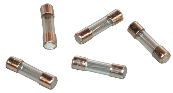 Sicherung, Glas, 4A, Transparent, 20mm, 50Stk.