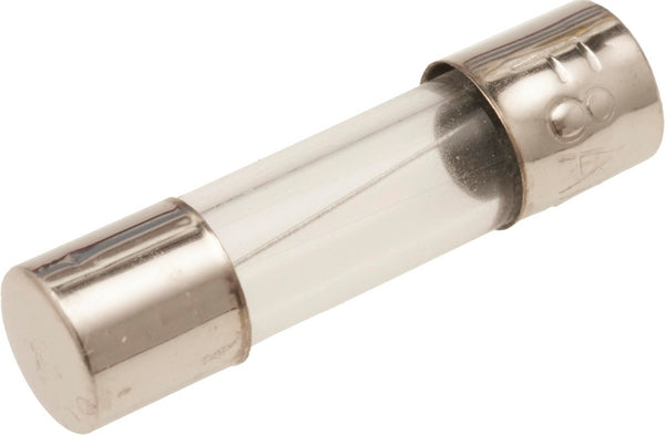 Sicherung, Glas, 8A, Transparent, 20mm