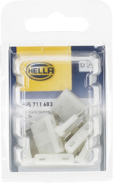 Sicherung, Stecksicherung, Standard, 25A, Weiß, 18.8mm, 10Stk., Hella