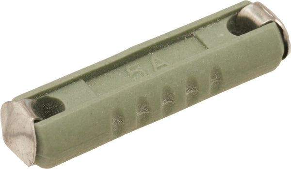 Sicherung, Torpedo, 5A, Gelb, 25mm