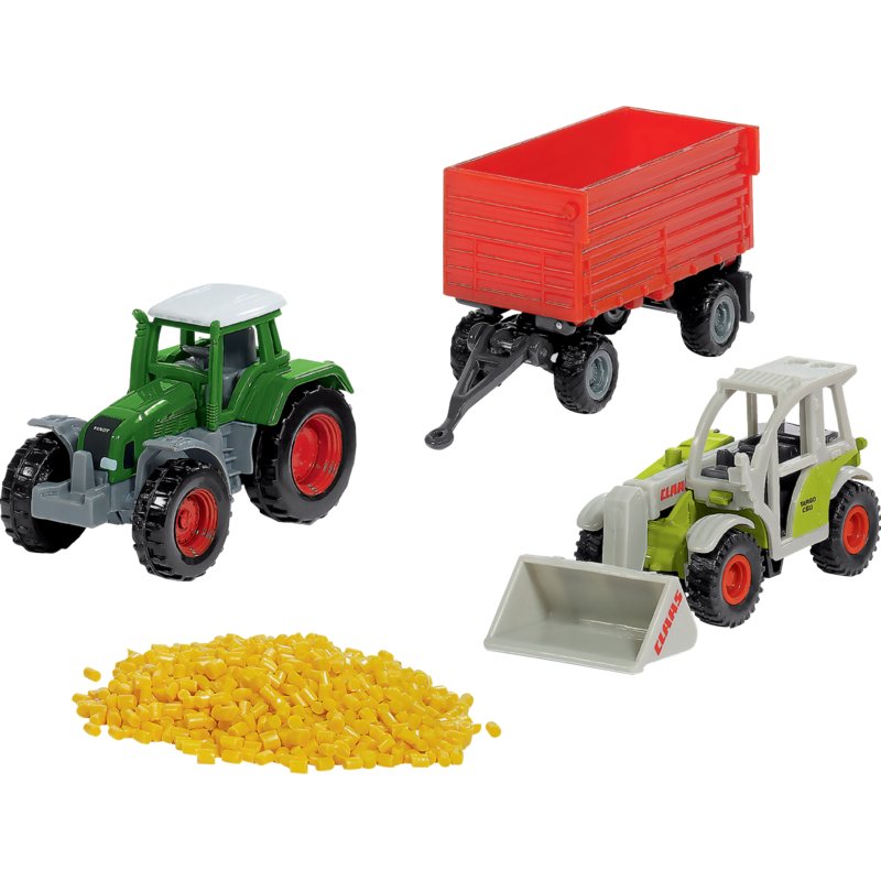 Siku Landwirtschafts-Set mit Traktor und Teleskoplader im Maßstab 1:32