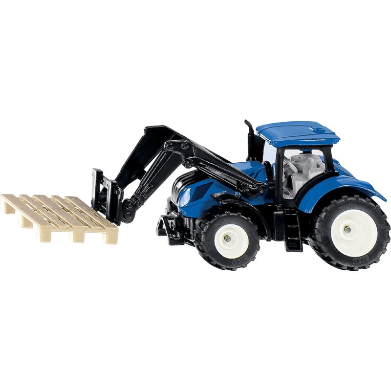 New Holland Traktor mit Frontlader & Palette – Maßstab 1:32