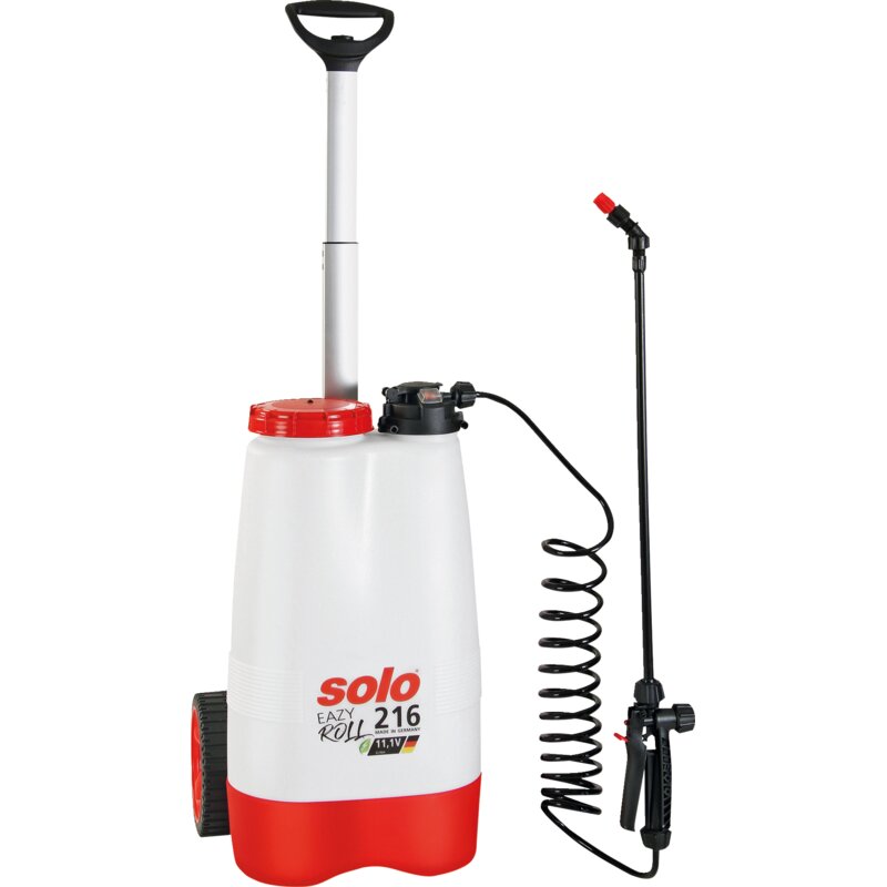 Solo Akku-Trolleyspritze 216 EAZY 16 L mit Fahrgestell und verstellbarer Düse
