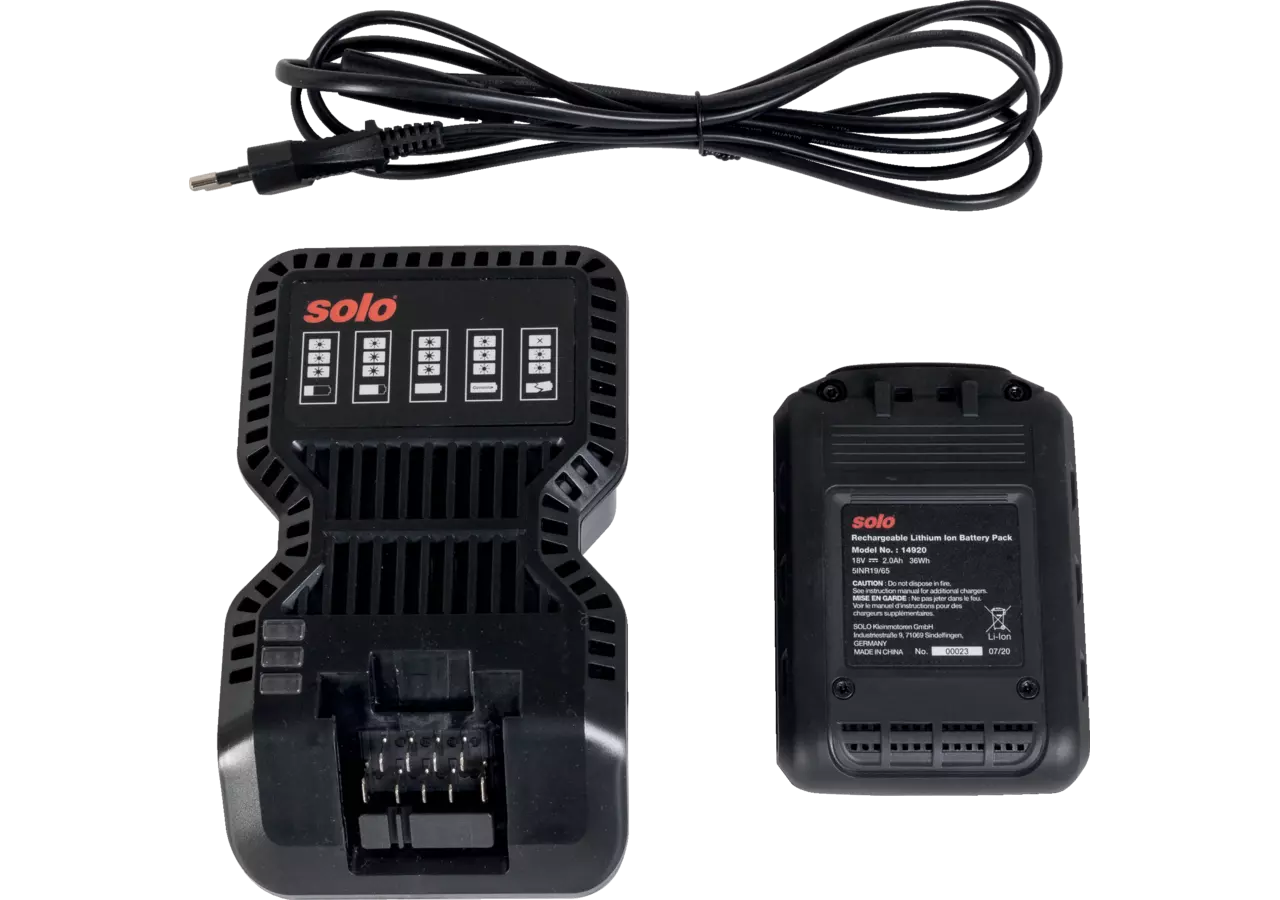 Solo Akkurückenspritze 442 16 L mit Lithium-Ionen-Akku und ergonomischem Tragesystem
