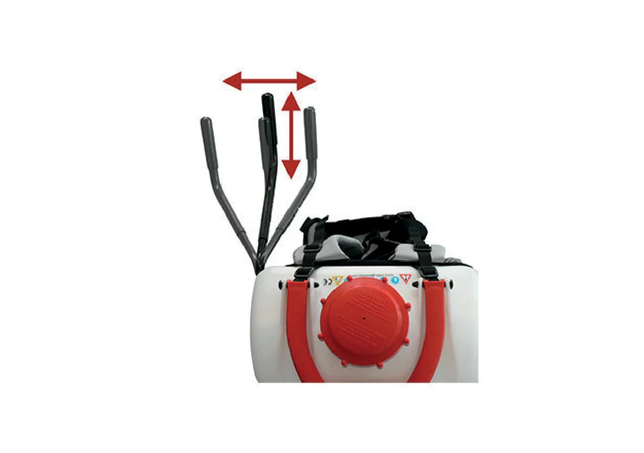 Solo Rückenspritze 475 Comfort 15 L mit verstellbarer Düse und gepolstertem Tragesystem
