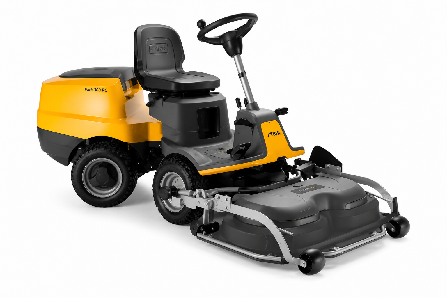 STIGA Park 300 RC Frontmäher mit 95 cm Combi-Mähdeck und Knicklenkung