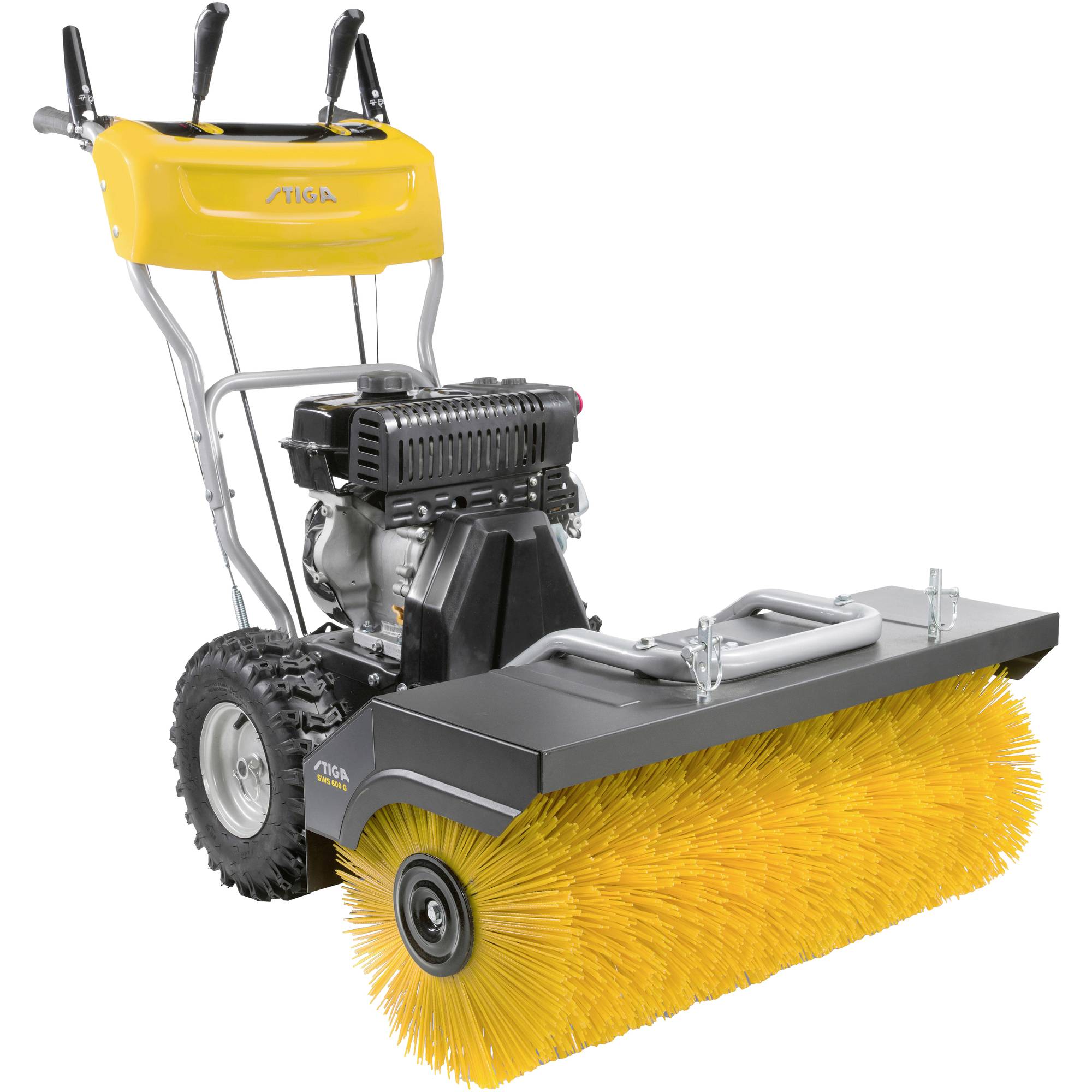 SWS 600 G Kehrmaschine – 60 cm Arbeitsbreite – Stiga Motor Stiga