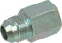 Voss Bördelvs. 1-1/16 JIC x 3/4 BSP