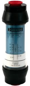 Webtec Durchflussmesser 10-75 l/m 1"