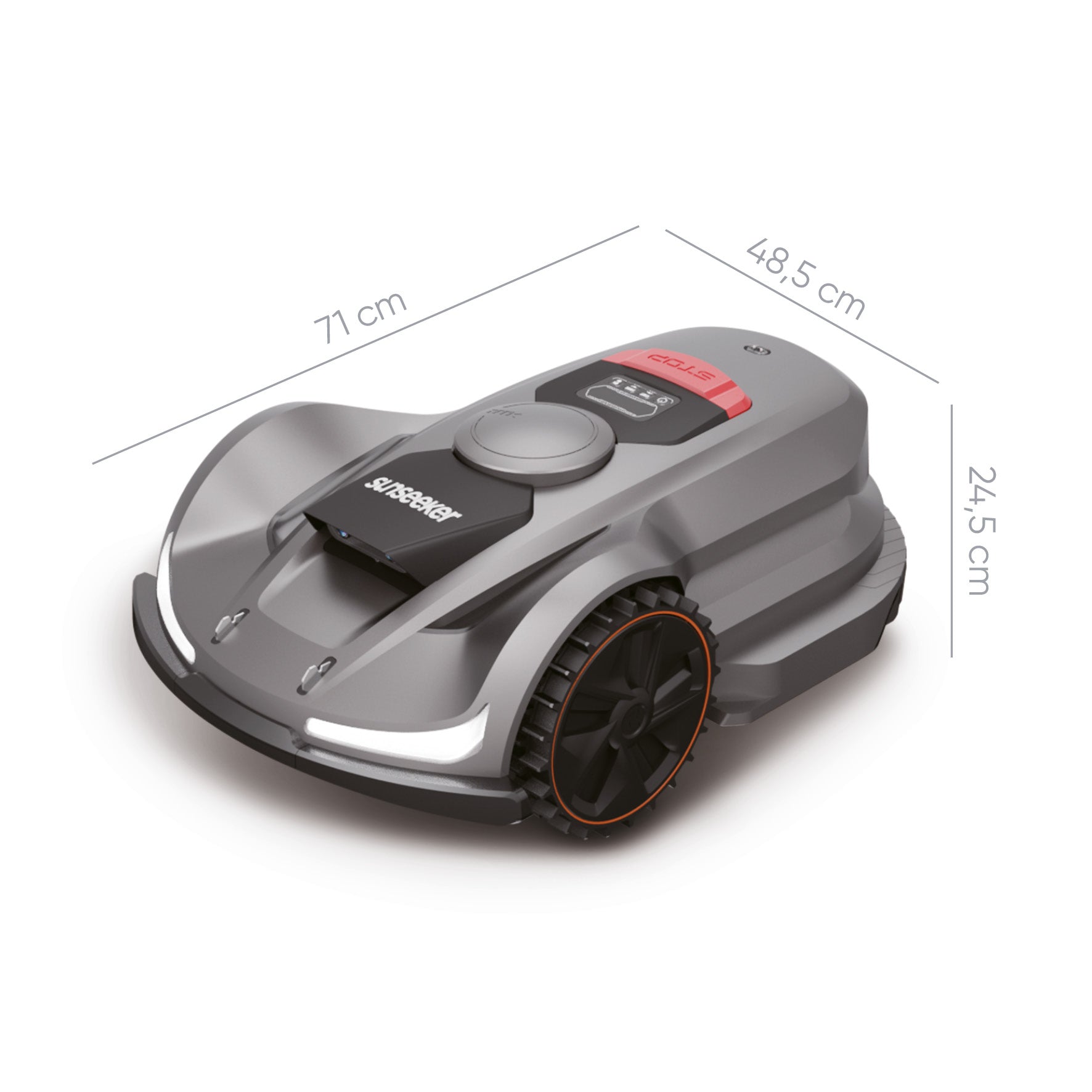 Sunseeker Elite X7 PLUS – Kabelloser Allrad-Mähroboter für Gärten bis 6.000 m²